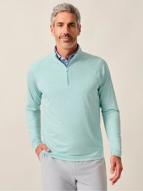 Johnnie-O Freeborne Performance 1/4 Zip Pullover Sardinia NWT Size XL